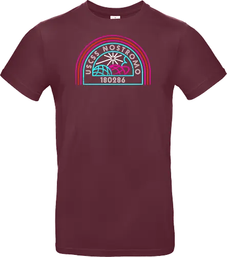 Retro Nostromo - Alien, Weyland yutani, xenomorph, yutani, colonial marines, headless hope, lv 426, lv426, Prometheus, Romulus, Weyland, facehugger, retro neon - Standard T-Shirt