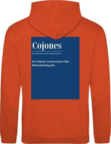 Cojones [koˈxones] – Micromoment, mentale Klarheit - Rückendruck