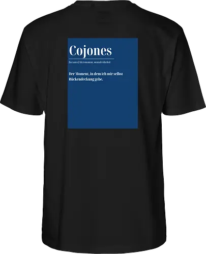 Cojones [koˈxones] – Micromoment, mentale Klarheit - Rückendruck