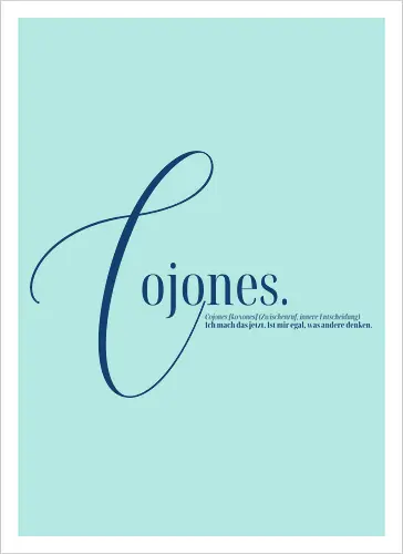 Cojones [koˈxones] | Zwischenruf für innere Entscheidung