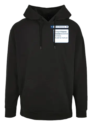 Cojones [koˈxones] | Ich steh für mich ein