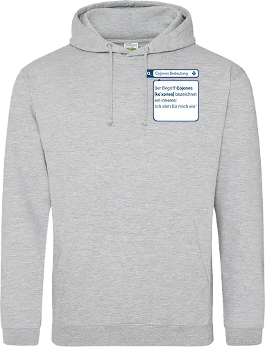 Cojones [koˈxones] | Ich steh für mich ein