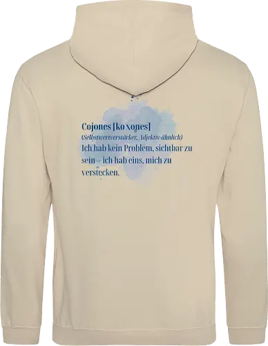 Cojones [koˈxones]-Selbstwertverstärker - Rückendruck