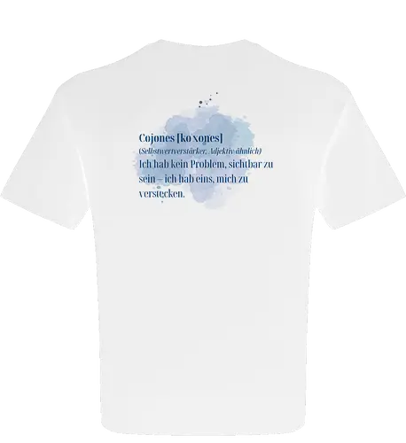 Cojones [koˈxones]-Selbstwertverstärker - Rückendruck