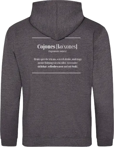 Cojones-Tagesmotto