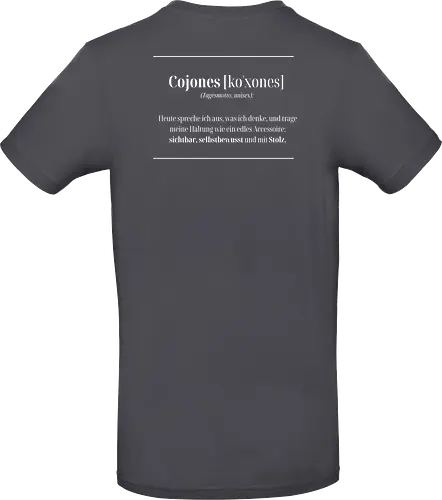 Cojones-Tagesmotto
