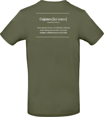 Cojones-Tagesmotto