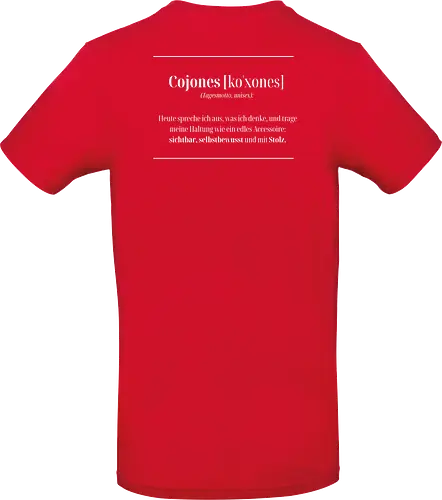 Cojones-Tagesmotto