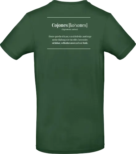 Cojones-Tagesmotto