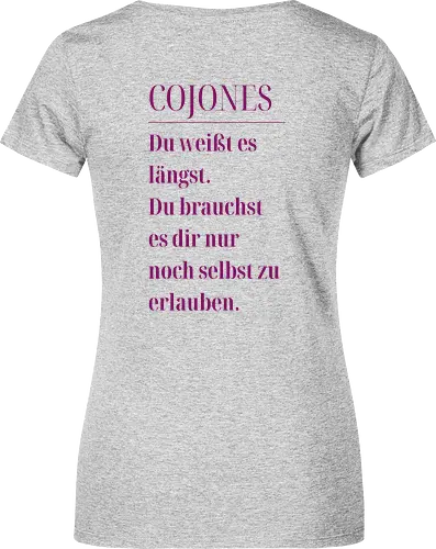 Cojones [koˈxones]-Du weißt es längst.