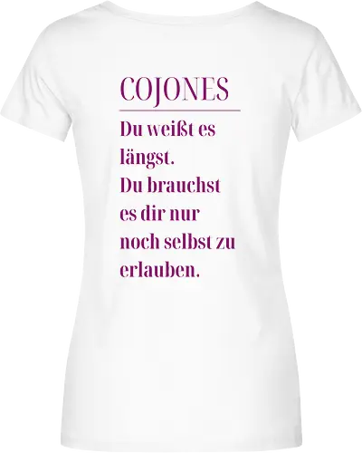 Cojones [koˈxones]-Du weißt es längst.