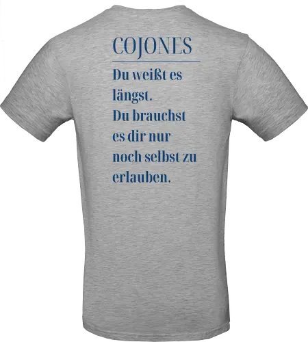 Cojones [koˈxones]-Du weißt es längst.