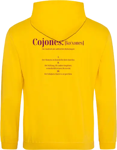 Cojones [koˈxones]-Mehr als ein Wort