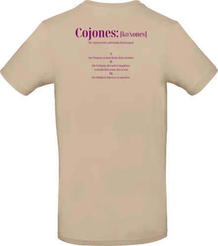 Cojones [koˈxones]-Mehr als ein Wort
