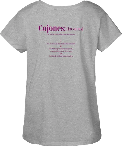 Cojones [koˈxones]-Mehr als ein Wort