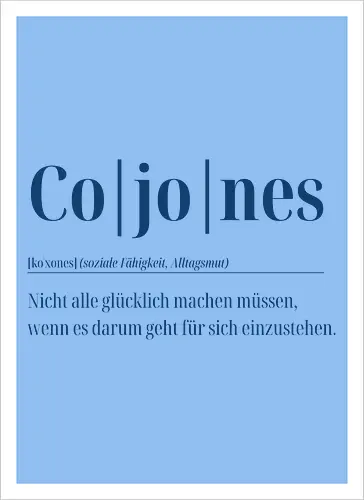 Cojones-Alltagsmut