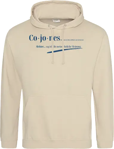 Cojones-Grenzen ziehen