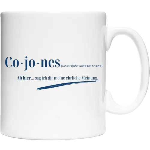 Cojones-Grenzen ziehen