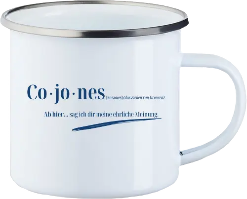 Cojones-Grenzen ziehen - Frontdruck Brust