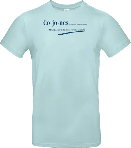 Cojones-Grenzen ziehen