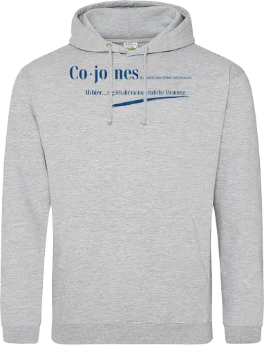 Cojones-Grenzen ziehen - Frontdruck Brust