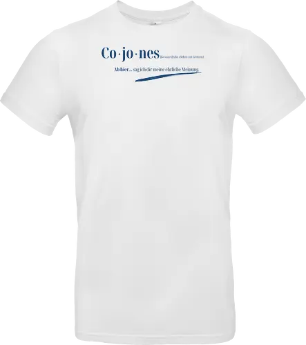 Cojones-Grenzen ziehen