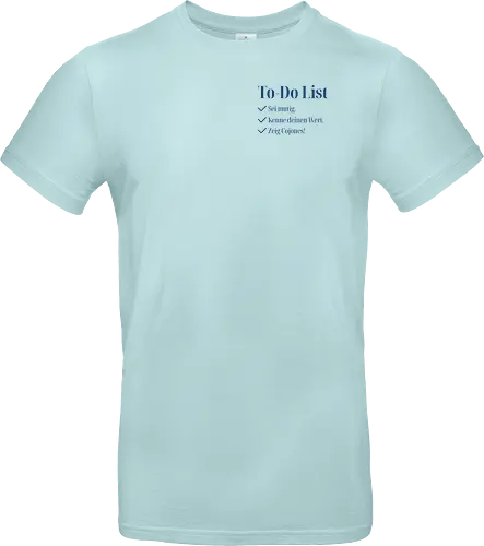 Cojones-To-Do List - Pocketdruck (blaue Schrift)