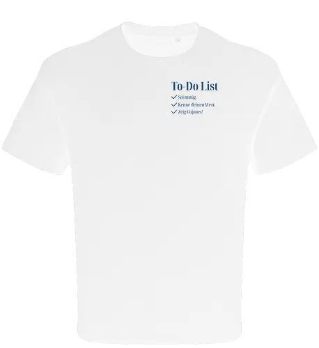 Cojones-To-Do List - Pocketdruck (blaue Schrift)