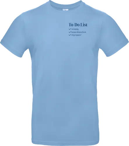 Cojones-To-Do List - Pocketdruck (blaue Schrift)