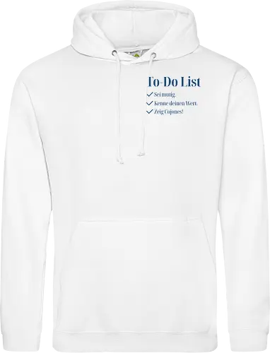 Cojones-To-Do List - Pocketdruck (blaue Schrift)