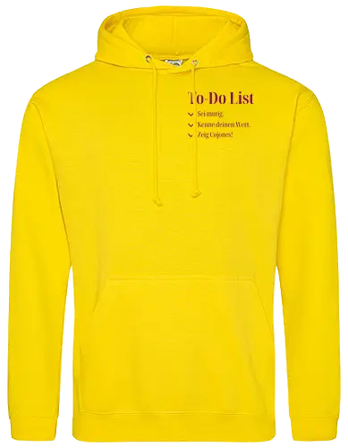 Cojones-To-Do List - Pocketdruck (lila Schrift)