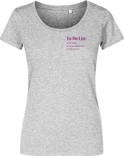 Cojones-To-Do List - Pocketdruck (lila Schrift)