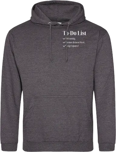 Cojones-To-Do List -Pocketdruck (helle Schrift)