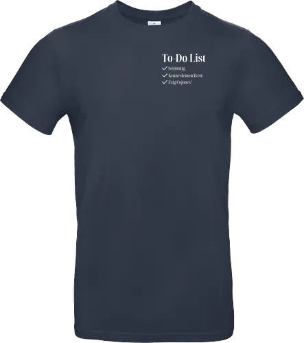 Cojones-To-Do List -Pocketdruck (helle Schrift)