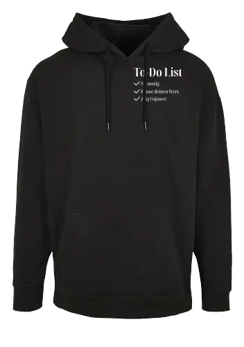 Cojones-To-Do List -Pocketdruck (helle Schrift)