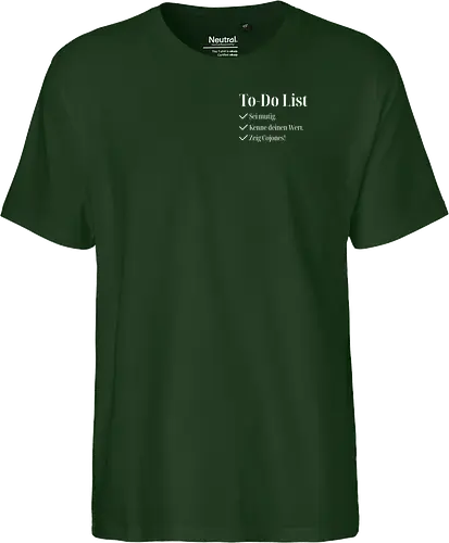 Cojones-To-Do List -Pocketdruck (helle Schrift)