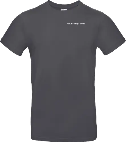 Cojones-Mut und Haltung -Pocketdruck (weiße Schrift)