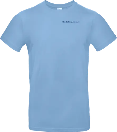 Cojones-Mut und Haltung -Pocketdruck (blaue Schrift)