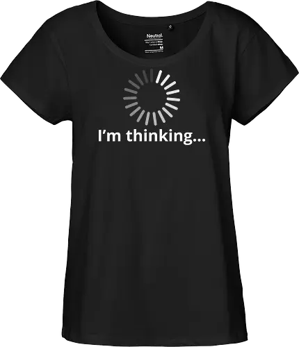 I'm Thinking" Loading Spinner Funny Tech Humor Art