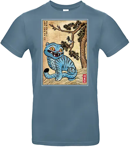 The tiger and the magpie - anime, manga, japan, japanese art, cats, birds, korean, k pop, k pop warriors - Standard T-Shirt