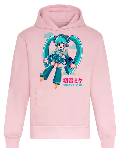 HATSUNE MIKU - hatsune miku, miku, astro boy, manga, anime, kawaii, vocaloid, cute - Heavyweight Hoodie