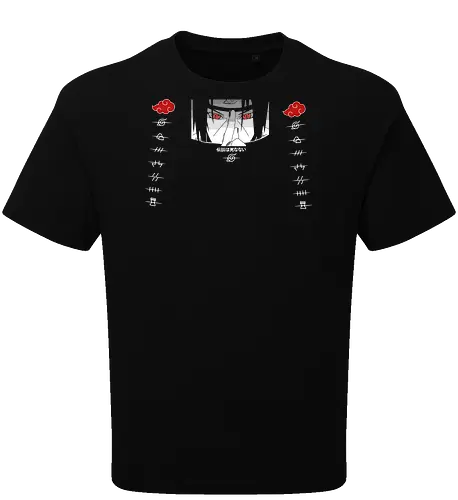 Itachi Uchiha Mangekyo Sharingan Minimalist Shinobi Art