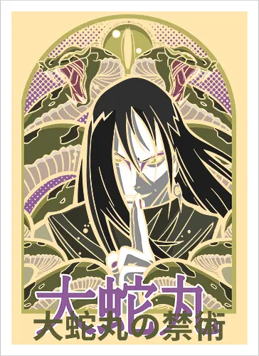 Orochimaru Sanin Forbidden Jutsu Shinobi Art