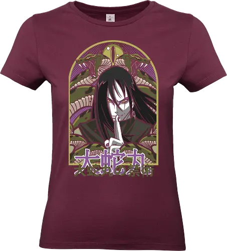 Orochimaru Sanin Forbidden Jutsu Shinobi Art - Standard T-Shirt (Frauen)