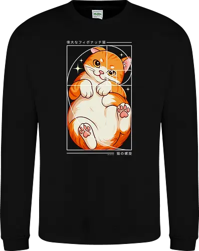 Die Katze der Fibonacci-Spirale