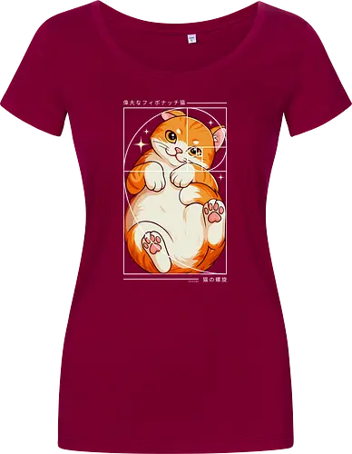 Die Katze der Fibonacci-Spirale