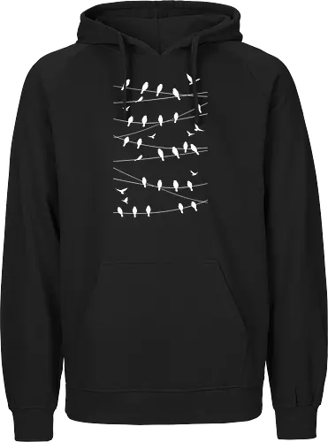 Vögel Linien Minimalistisch - Blau