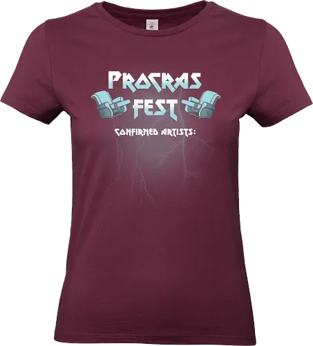 Procras Fest! - procrastination, procrastinate, procras, funny, music, fest, festival, summer, chill - Standard T-Shirt (Frauen)