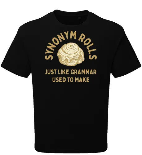 Synonym Rolls" Funny Grammar Pun Art Print