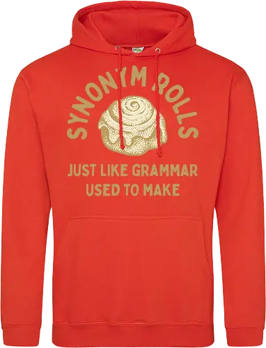 Synonym Rolls" Funny Grammar Pun Art Print
